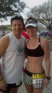 Stephanie & I at the start