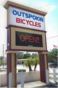 Outspokin sign