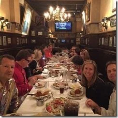 NYC Marathon Carmines Table