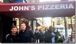 NYC Marathon Brad & Scott at John's